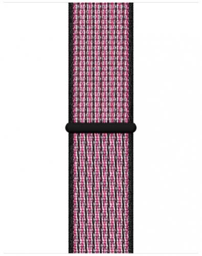 APPLE Remienok 44mm Pink Blast/True Berry Nike Sport Loop