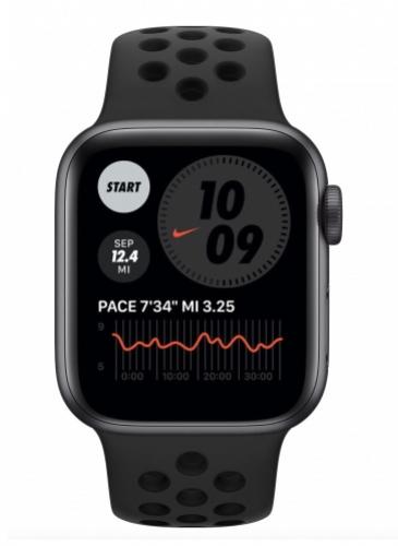APPLE Watch Nike 6 40mm Space Gray Aluminium with Anthracite/Black Nike Sport Band