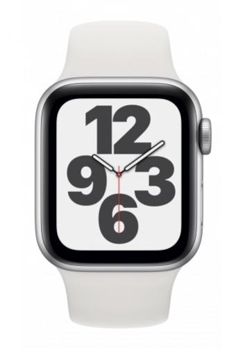 APPLE Watch SE 40mm Silver Aluminium with White Sport Band