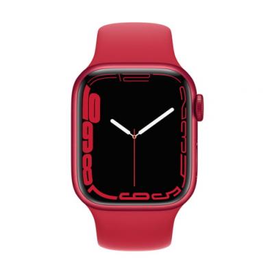 APPLE Watch 7 GPS + Cellular 45mm Red Aluminium with Red Sport Band - Regular