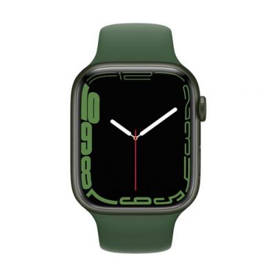 APPLE Watch 7 GPS 45mm Green Aluminium with Clover Sport Band - Regular