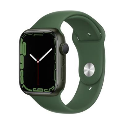 APPLE Watch 7 GPS 41mm Green Aluminium with Clover Sport Band - Regular