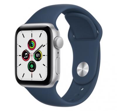 APPLE Watch SE 44mm Silver Aluminium with Abyss Blue Sport Band