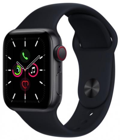 APPLE Watch SE 40mm Space Gray Aluminium with Midnight Sport Band