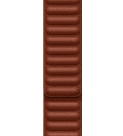 APPLE Remienok 41mm Umber Leather Link - M/L
