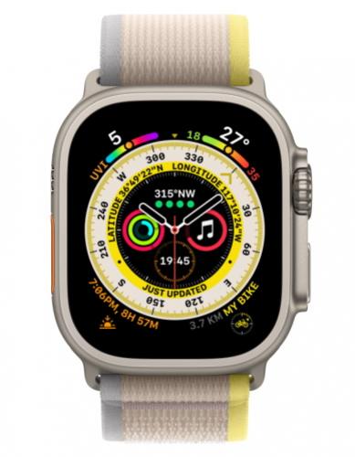 APPLE Remienok 49mm Yellow/Beige Trail Loop M/L