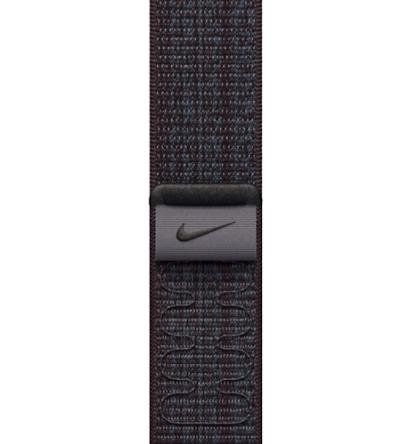 APPLE Remienok 45mm Black/Blue Nike Sport Loop