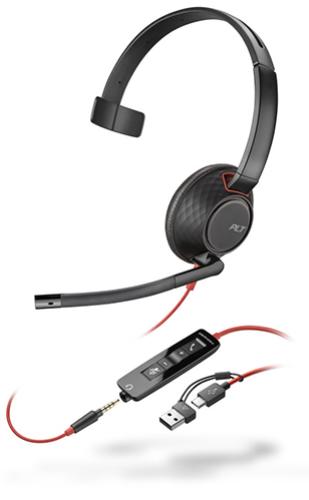 Poly Blackwire 5210 USB-C/A/3,5 mm jack headset