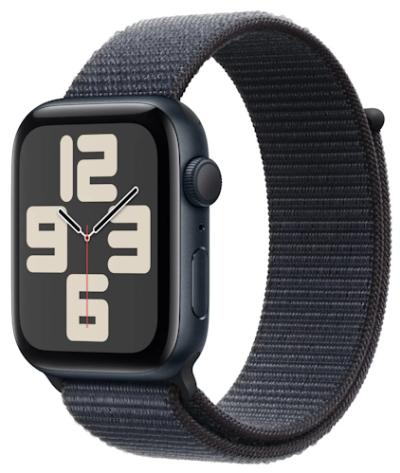 APPLE Watch SE 44mm GPS + Cellular Midnight Aluminium Case with Ink Sport Loop