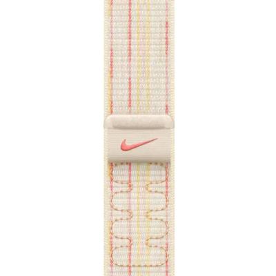 APPLE Remienok 42mm Starlight/Pink Nike Sport Loop