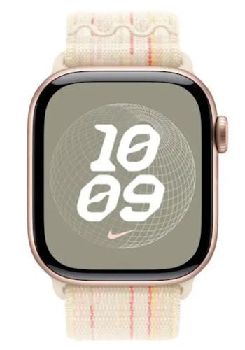 APPLE Remienok 42mm Starlight/Pink Nike Sport Loop