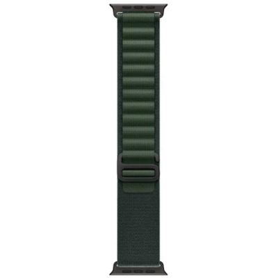 APPLE Remienok 49mm Dark Green Alpine Loop - Black Titanium Finish - M