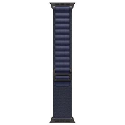 APPLE Remienok 49mm Navy Alpine Loop - Black Titanium Finish - M