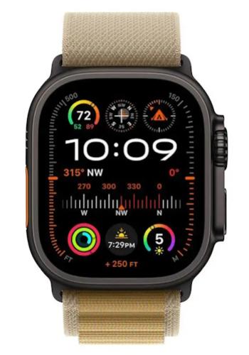 APPLE Remienok 49mm Tan Alpine Loop - Black Titanium Finish - M