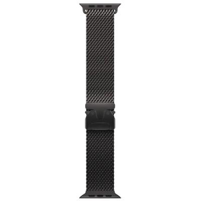 APPLE Remienok 49mm Black Titanium Milanese Loop - M