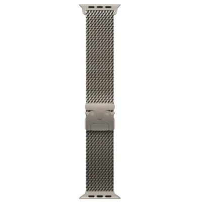 APPLE Remienok 49mm Natural Titanium Milanese Loop - L