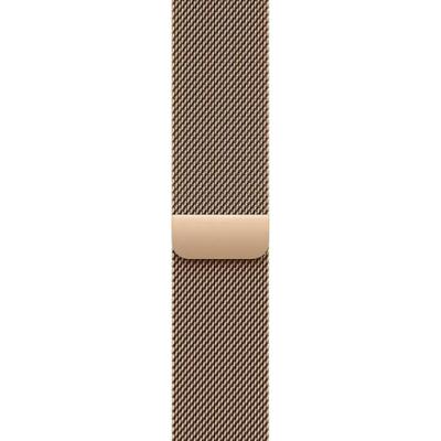 APPLE Remienok 46mm Gold Milanese Loop - S/M