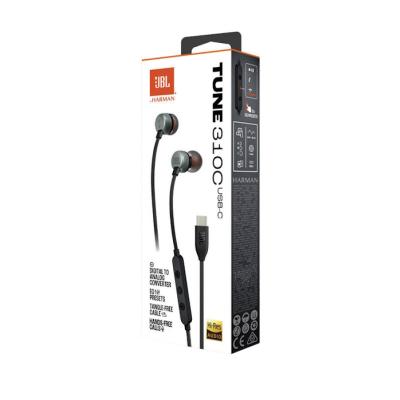 JBL Tune 310 USB-C slúchadlá čierne