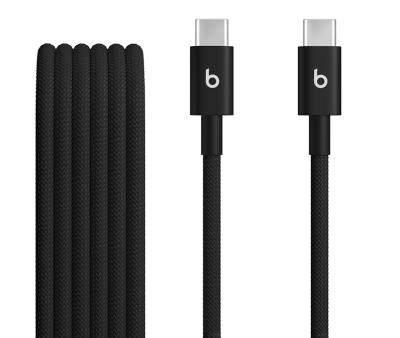 Beats USB-A - USB-C pletený kábel - Bolt Black - 1,5m - dvojbalenie (2ks)