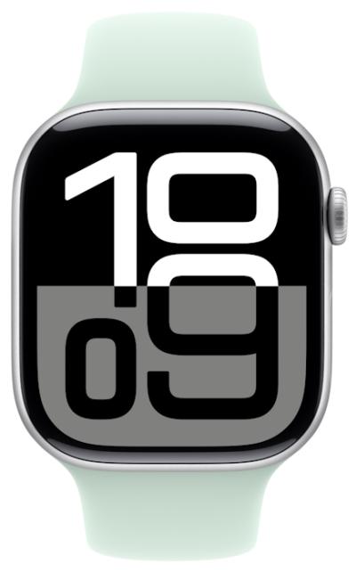 APPLE Remienok 42mm Aquamarine Sport Band - M/L