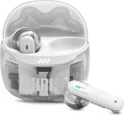 JBL Tune Flex 2 slúchadlá priesvitné  biele