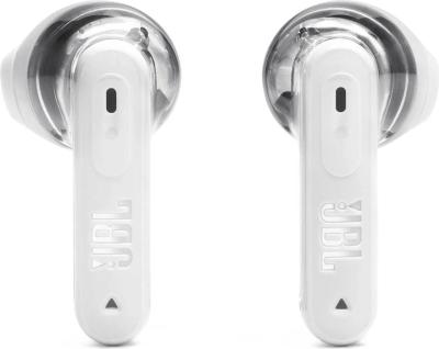JBL Tune Flex 2 slúchadlá priesvitné  biele