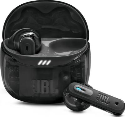 JBL Tune Flex 2 slúchadlá priesvitné čierne