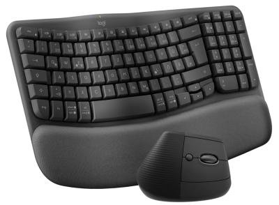 LOGITECH Wave Keys set bezdrôtovej klávesnice a myši US