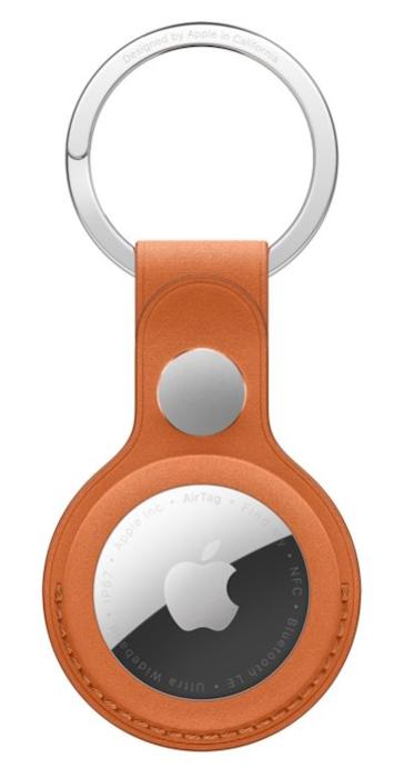 APPLE AirTag FineWoven Key Ring Fox Orange