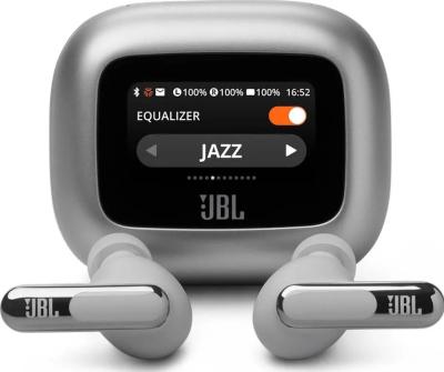 JBL Live Beam 3 slúchadlá strieborné