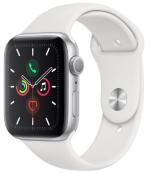 APPLE Watch 5 44mm Silver Aluminium with White Sport Band