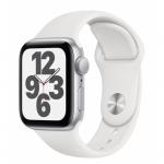 APPLE Watch SE 40mm Silver Aluminium with White Sport Band
