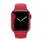 APPLE Watch 7 GPS 41mm Red Aluminium with Red Sport Band - Regular