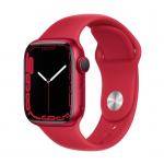 APPLE Watch 7 GPS + Cellular 45mm Red Aluminium with Red Sport Band - Regular