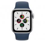 APPLE Watch SE 44mm Silver Aluminium with Abyss Blue Sport Band
