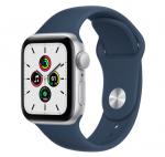 APPLE Watch SE 40mm Silver Aluminium with Abyss Blue Sport Band