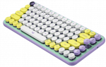 LOGITECH POP Keys bezdrôtová klávesnica fialová UK
