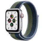 APPLE Watch SE 40mm Silver Aluminium with Abyss Blue/Moss Green Sport Loop