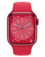 APPLE Watch 8 GPS 41mm Red Aluminium Case with Red Sport Band - Regular