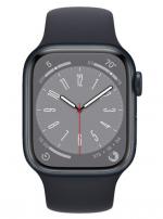 APPLE Watch 8 GPS + Cellular 41mm Midnight Aluminium Case with Midnight Sport Band - Regular