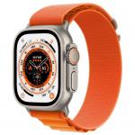 APPLE Watch Ultra GPS + Cellular 49mm Titanium Case with Orange Alpine Loop - S