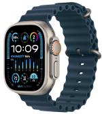 APPLE Watch Ultra 2 GPS + Cellular 49mm Titanium Case with Blue Ocean Band