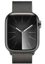 APPLE Watch 9 GPS + Cellular 41mm Graphite Stainless Steel Case with Graphite Milanese Loop