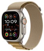 APPLE Watch Ultra 2 GPS + Cellular 49mm Natural Titanium Case with Tan Alpine Loop - S