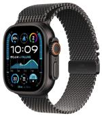 APPLE Watch Ultra 2 GPS + Cellular 49mm Black Titanium Case with Black Titanium Milanese Loop - M