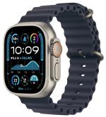 APPLE Watch Ultra 2 GPS + Cellular 49mm Natural Titanium Case with Navy Ocean Band