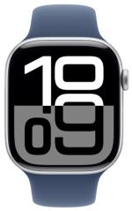 APPLE Watch 10 GPS 42mm Silver Aluminium Case with Denim Sport Band M/L