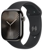 APPLE Watch 10 GPS + Cellular 46mm Slate Titanium Case with Black Sport Band M/L