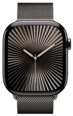 APPLE Watch 10 GPS + Cellular 46mm Slate Titanium Case with Slate Milanese Loop S/M