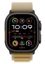 APPLE Remienok 49mm Tan Alpine Loop - Black Titanium Finish - M